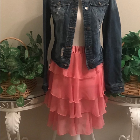 Victoria’s Secret Tiered Flounce Skirt - Picture 1 of 6